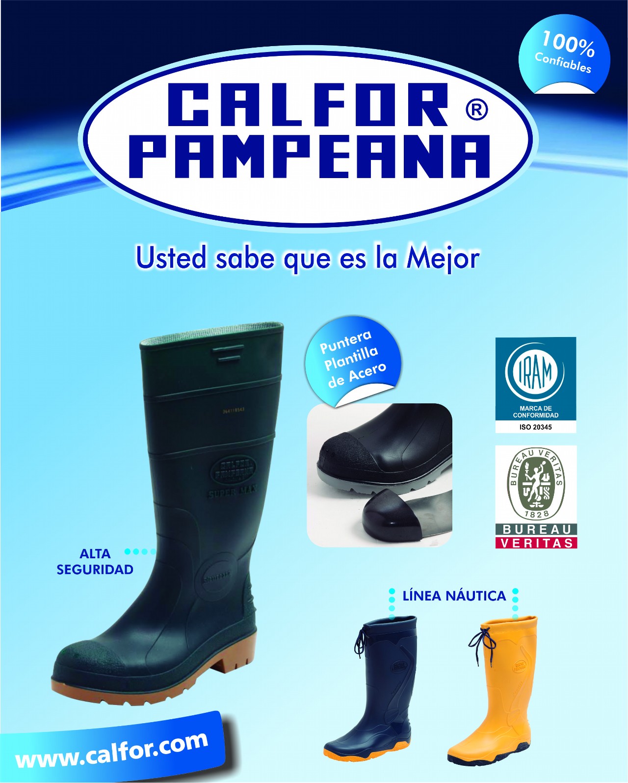 Botas de goma online calfor